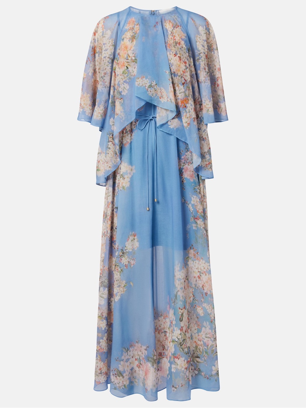 Zimmermann Cascadian cotton and silk georgette tiered maxi dress - Picture 3 of 13